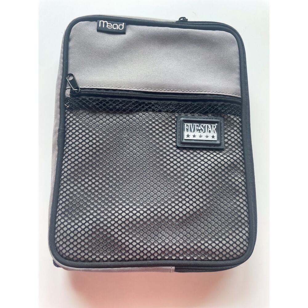 Vintage 1999 Mead Five Star XPANZ Gray Zip Up Planner Agenda
